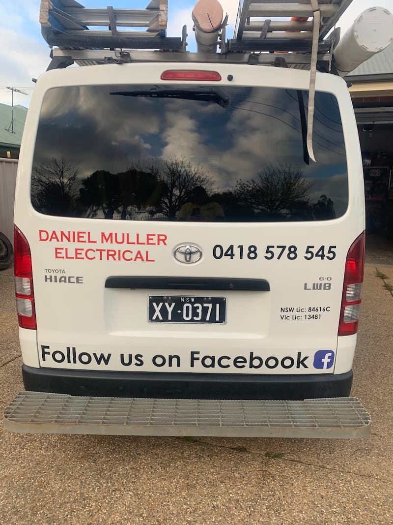 Daniel Muller Electrical electrician work in Albury