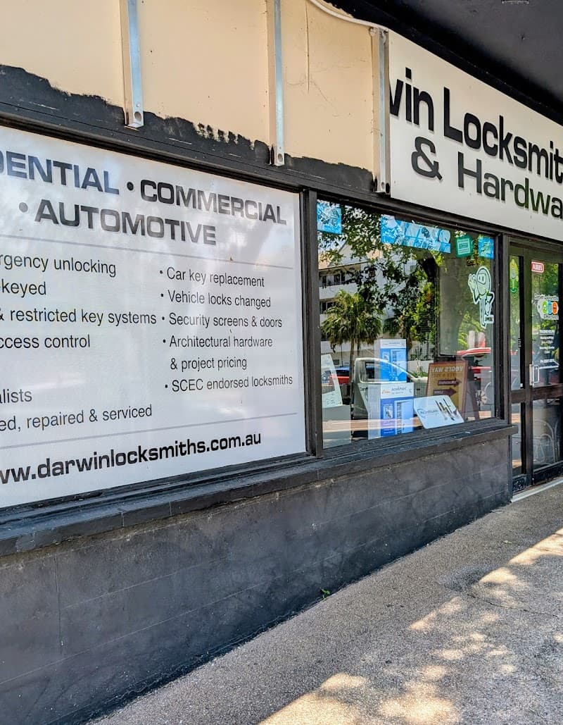 Darwin Locksmiths & Hardware locksmith work in Stuart Park