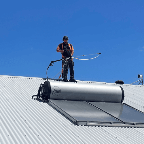 Dazzler Cleaning PTY LTD gutter cleaning work in Cooranbong