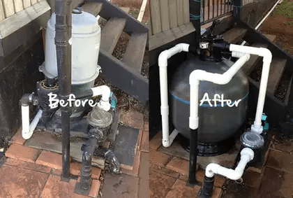 De Pool Shop pool maintenance work in Toowoomba City