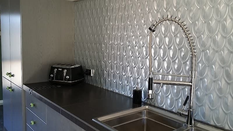 Decorative metal panels from Heritage Ceilings bathroom renovation work in East Bunbury