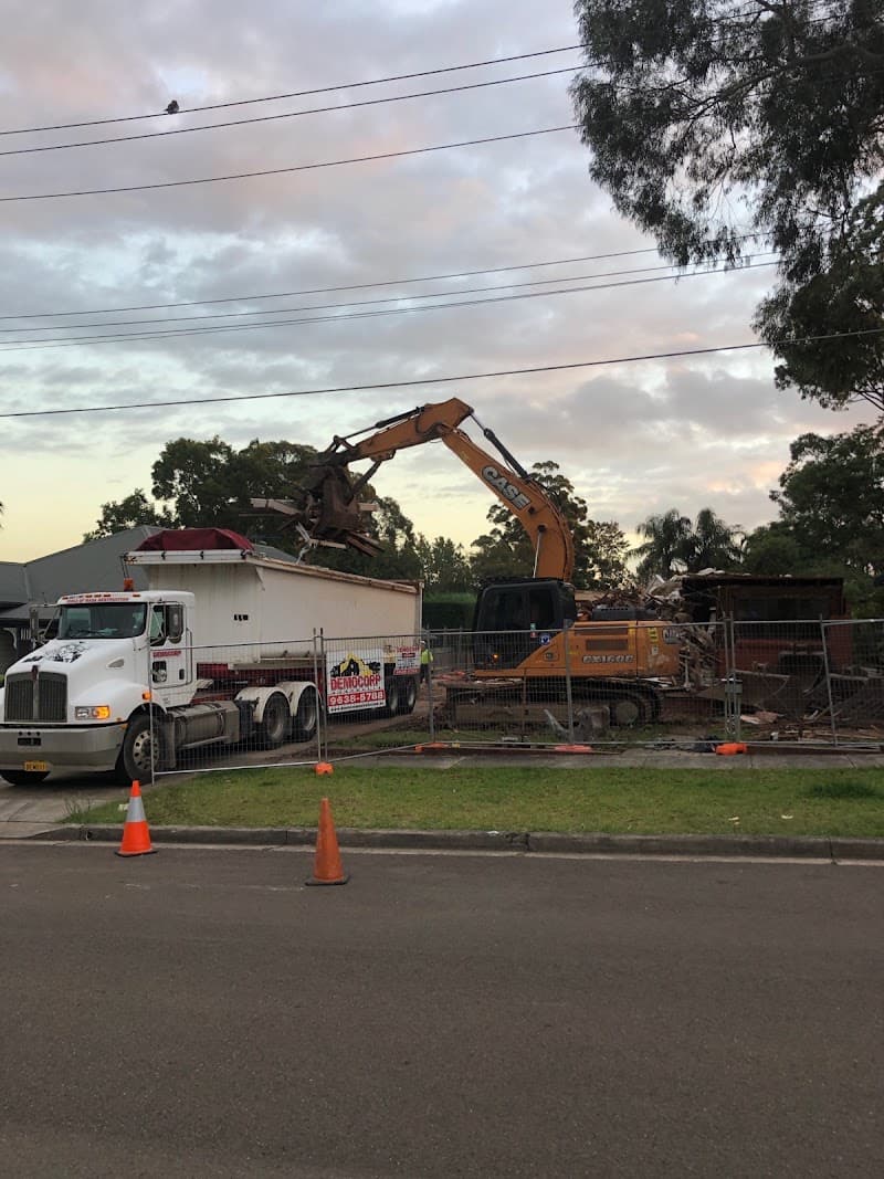 Democorp Australia demolition work in Rydalmere