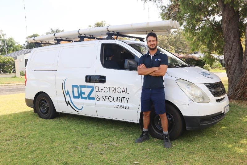 DEZ Electrical & Security bathroom renovation work in Withers