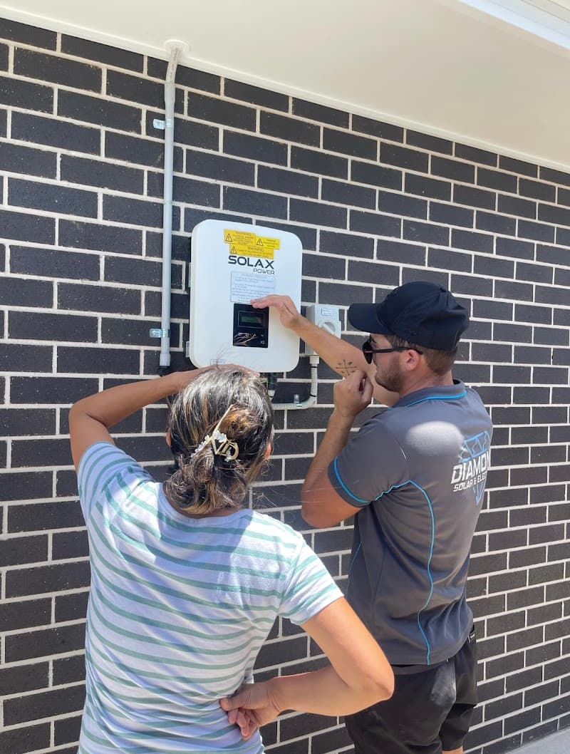 Diamond Solar and Electrical solar panel installation work in Dundowran