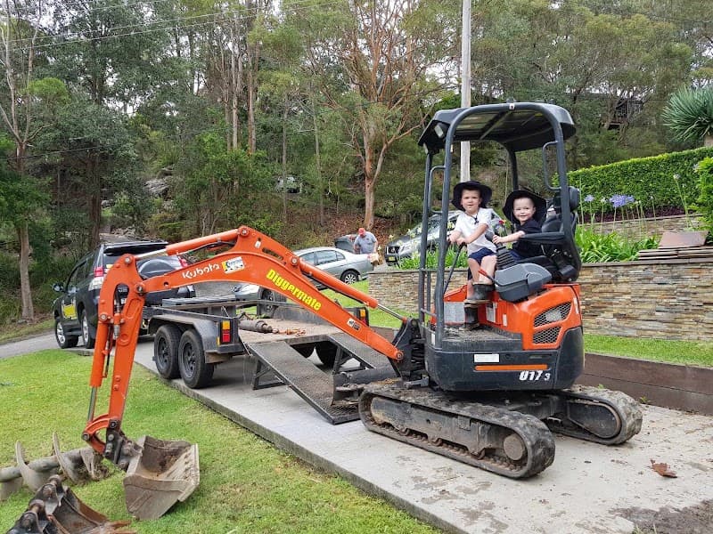 Diggermate Mini Excavator Hire Erina demolition work in Erina