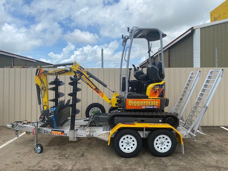Diggermate Mini Excavator Hire Palmerston demolition work in Pinelands