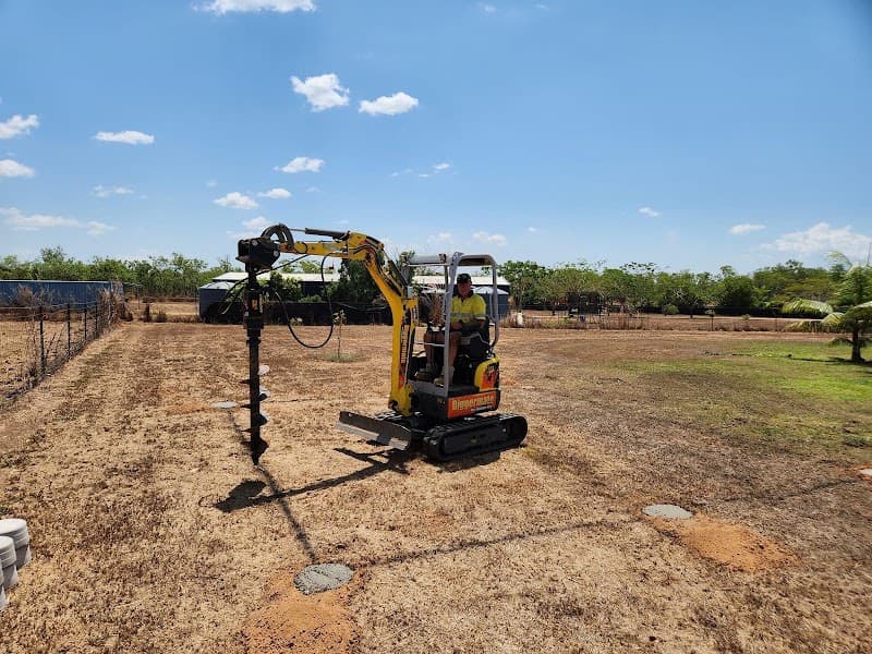 Diggermate Mini Excavator Hire Palmerston demolition work in Pinelands