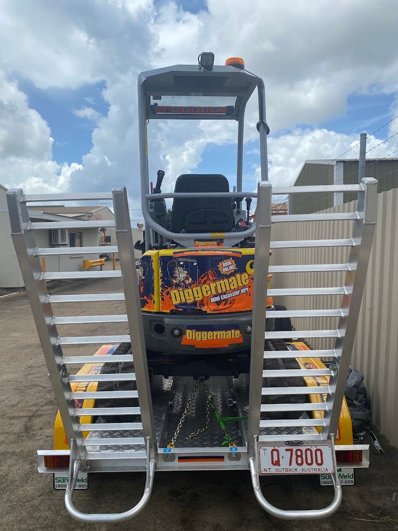 Diggermate Mini Excavator Hire Palmerston demolition work in Pinelands
