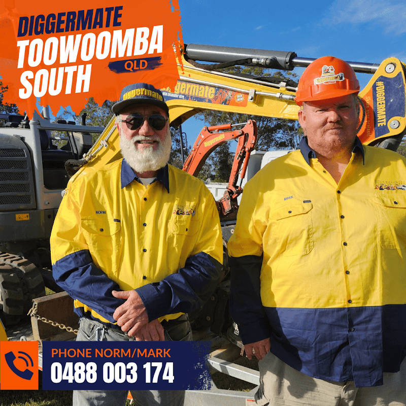 Diggermate Mini Excavator Hire Toowoomba South demolition work in East Toowoomba