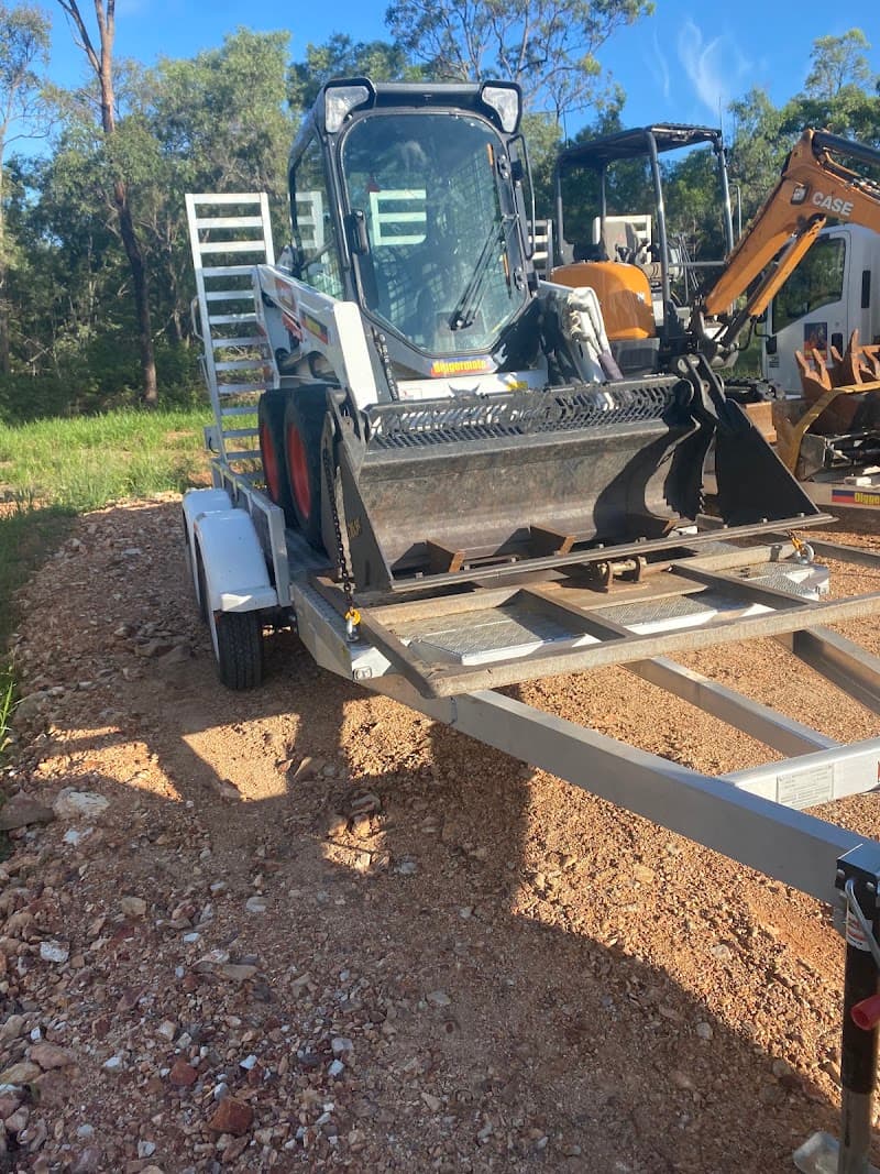 Diggermate Mini Excavator Hire Yeppoon demolition work in Bondoola