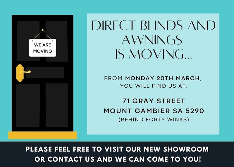 Direct Blinds & Awnings curtains & blinds work in Mount Gambier