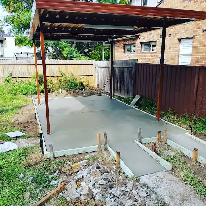 DJR concrete concreting work in Yarrawarrah