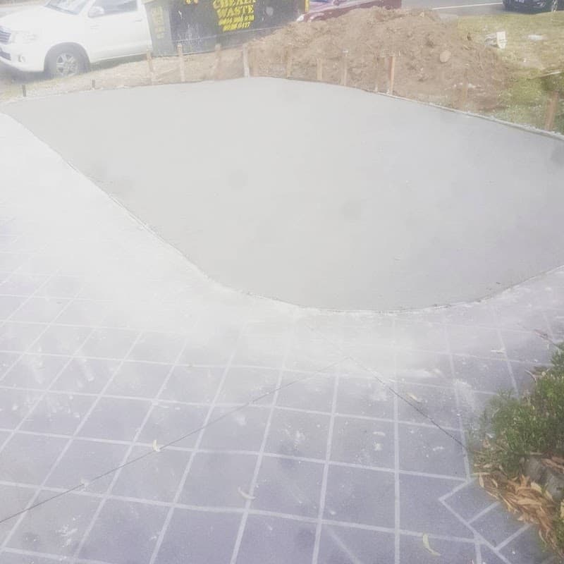 DJR concrete concreting work in Yarrawarrah