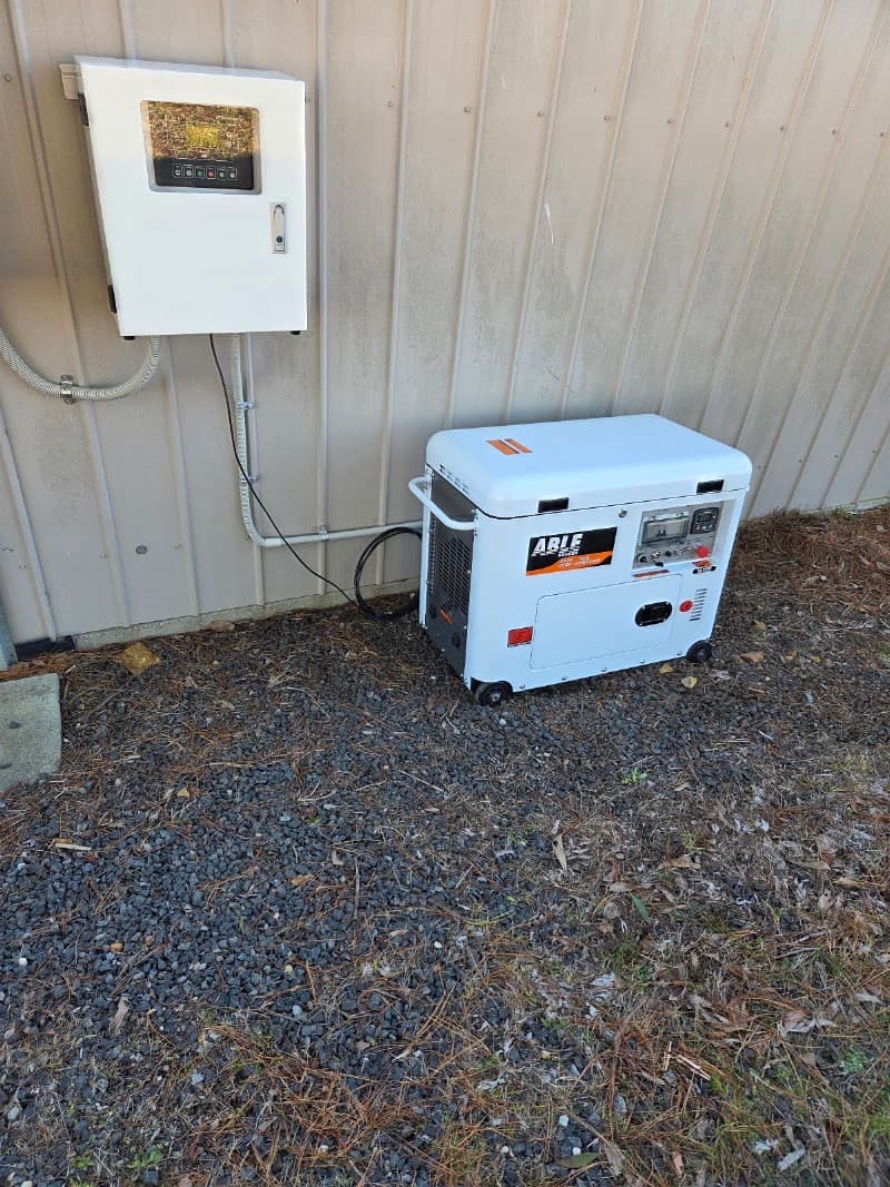 DMS Energy solar panel installation work in Spreyton