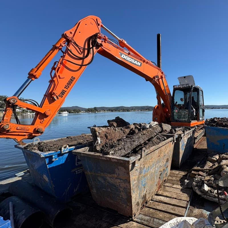 DMT Civil & Demolition asbestos removal work in Tuggerah