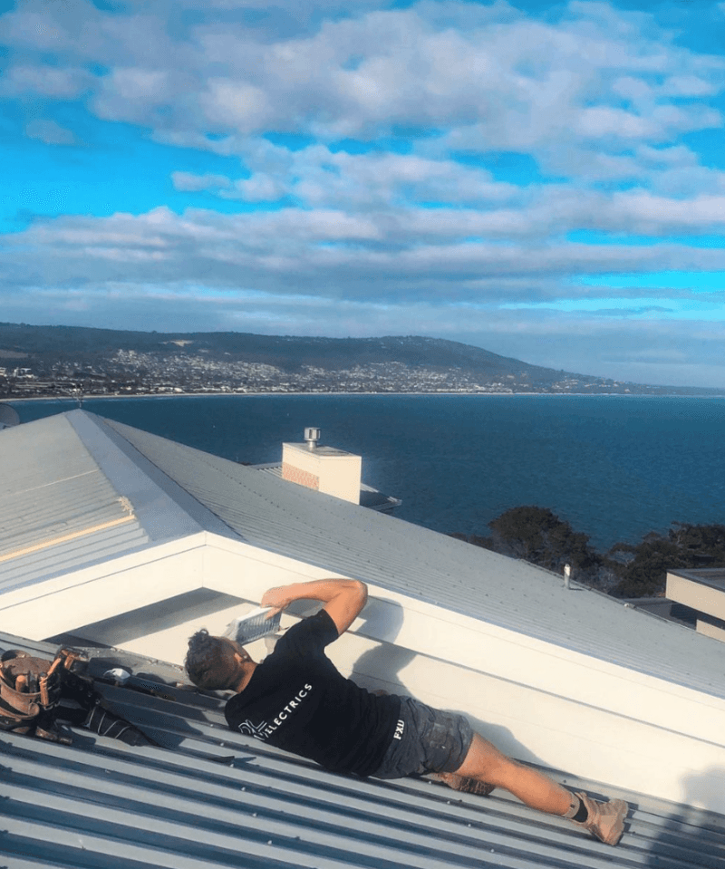 DNL Electrical & Solar solar panel installation work in Rosebud