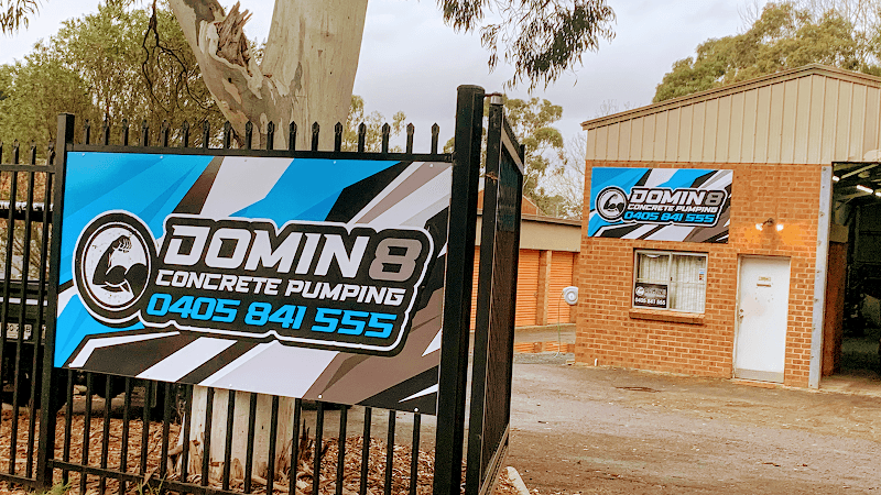 DOMIN8 Concrete Pumping Pty Ltd concreting work in King Creek