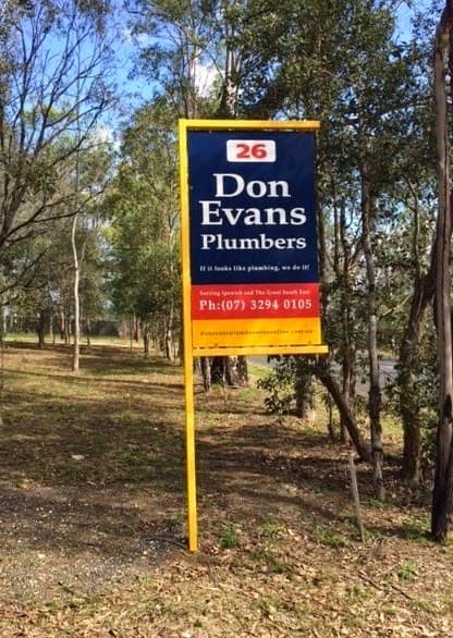 Don Evans Plumbers plumber work in Flinders View