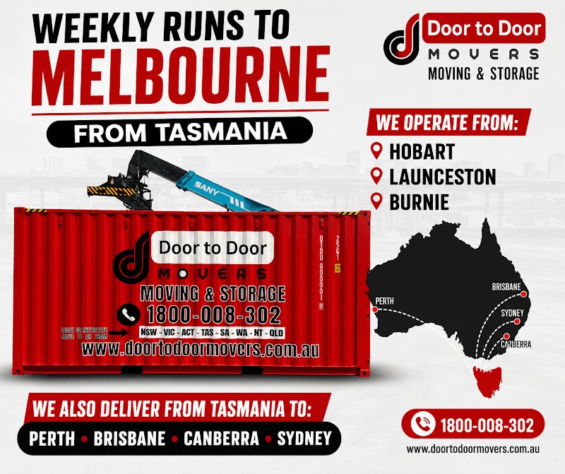 Door TO Door Movers Hobart removalist work in Hobart