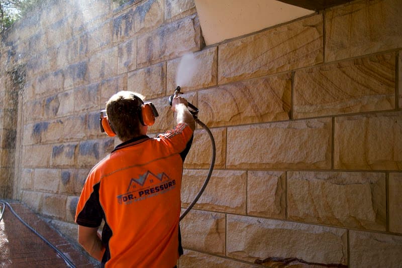 Dr. Pressure pressure washing work in Gladesville