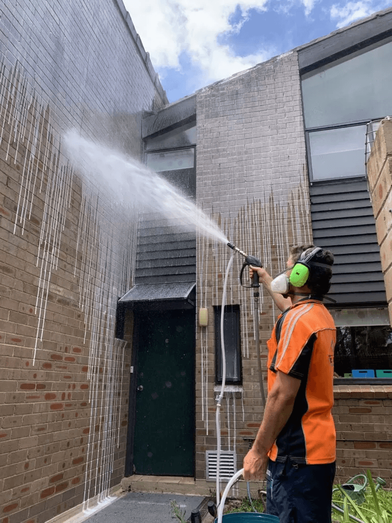 Dr. Pressure pressure washing work in Gladesville