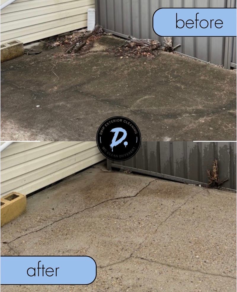 Drip Exterior Cleaning pressure washing work in Caringbah