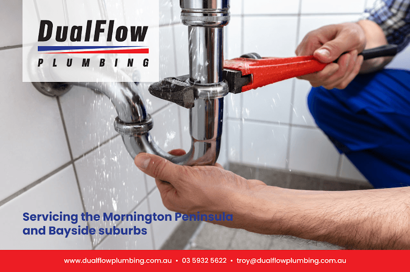 Dual Flow Plumbing plumber work in Mornington