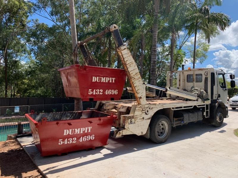 Dumpit Handy Bins rubbish removal work in Caboolture