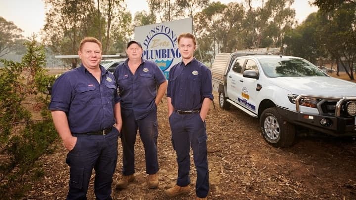 Dunstone Bros. Plumbing & Roofing plumber work in Maiden Gully