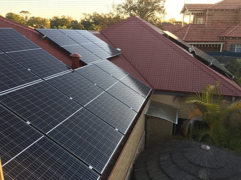 e-Solar Pty Ltd solar panel installation work in Greenwood
