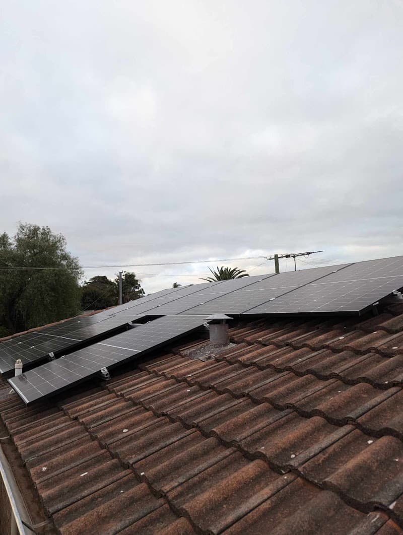 e-Solar Pty Ltd solar panel installation work in Greenwood