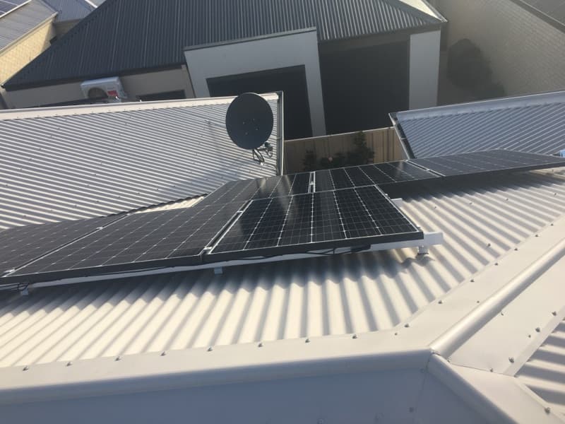 e-Solar Pty Ltd solar panel installation work in Greenwood