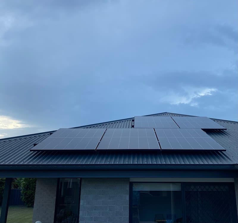 East Coast Electrical and Solar solar panel installation work in Tinana