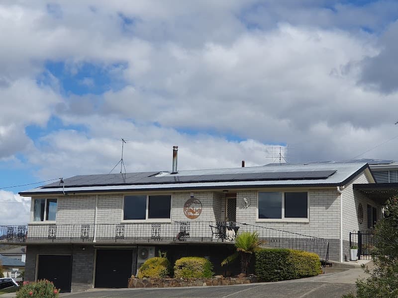 East Coast Energy Co Tasmania solar panel installation work in Rokeby