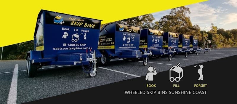 East Coast Skip Bins rubbish removal work in Mountain Creek
