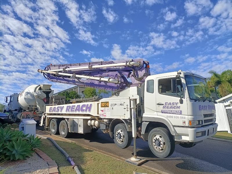 Easy Reach Concrete Pumping Pty Ltd concreting work in Garbutt