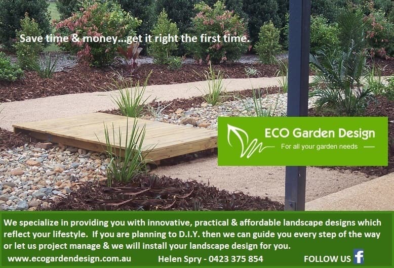 Eco Garden Design landscaping work in Caboolture
