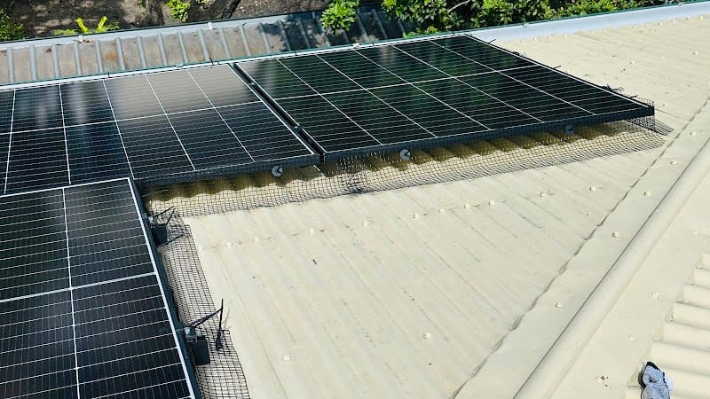 Eco Solar and Gutter Clean solar panel cleaning work in Pallara