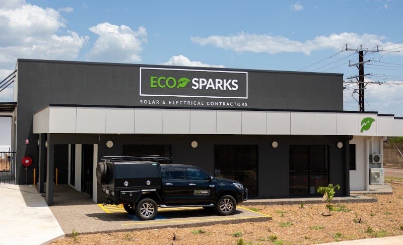 Eco Sparks Solar & Electrical Contractors solar panel installation work in Berrimah