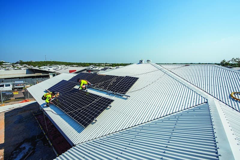 Eco Sparks Solar & Electrical Contractors solar panel installation work in Berrimah