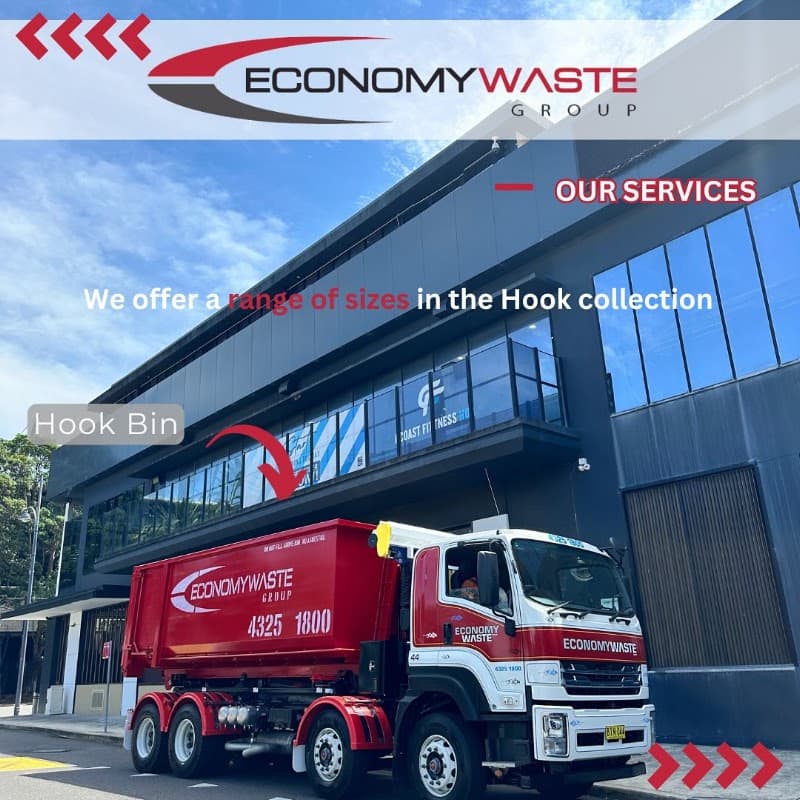 Economy Waste Skip Bins rubbish removal work in West Gosford