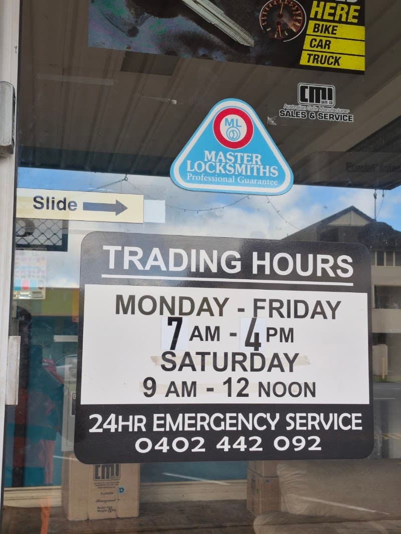 Eddie Williams Locksmiths locksmith work in Cairns City
