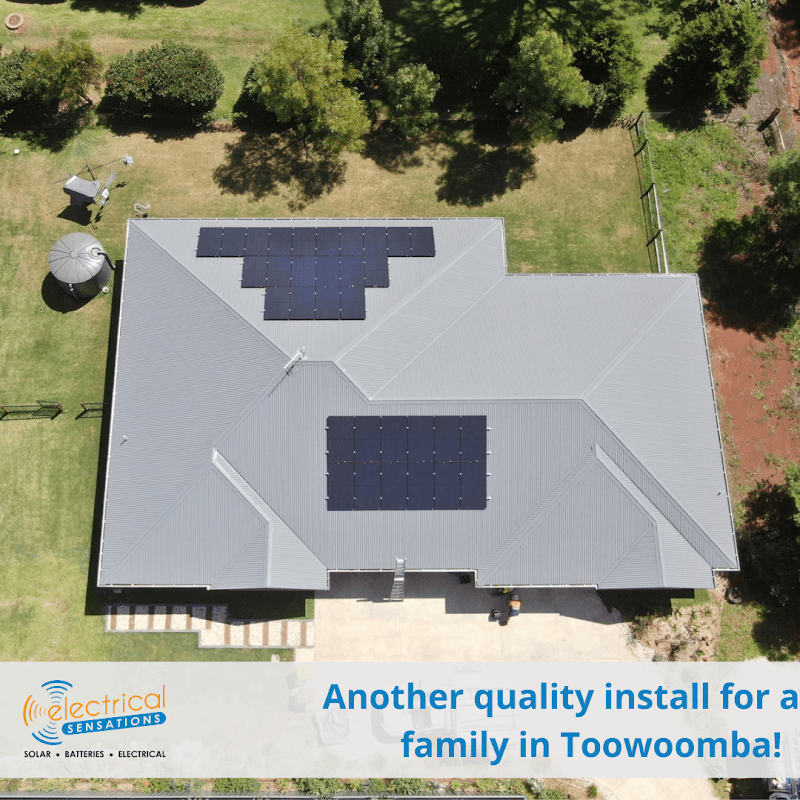 Electrical Sensations - Solar, Batteries, Electrical Toowoomba solar panel installation work in Drayton
