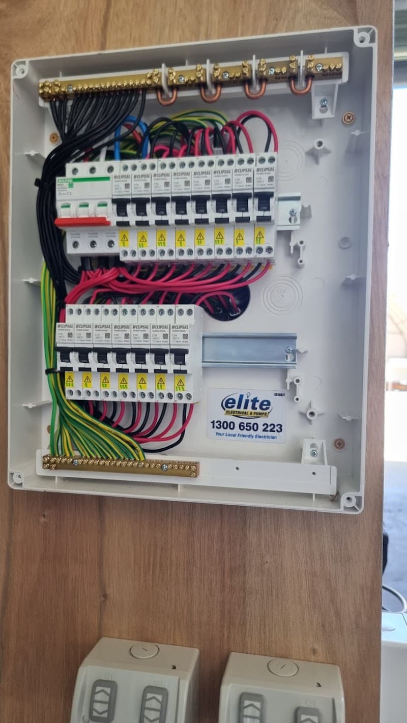 Elite Electrical and Pumps electrician work in Greenfields
