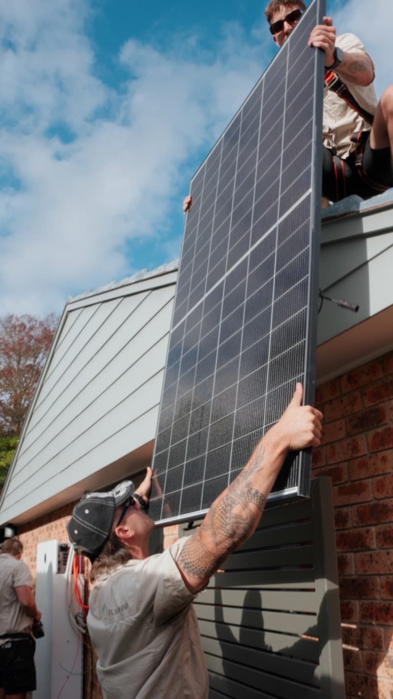 Elite Energy Co. solar panel installation work in Belmont