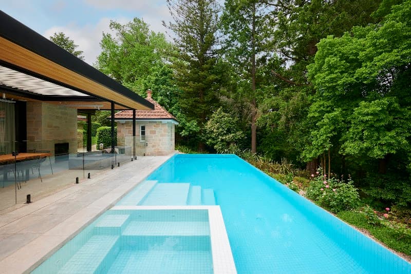 Elite Pools and Landscapes pool builder work in Broadview