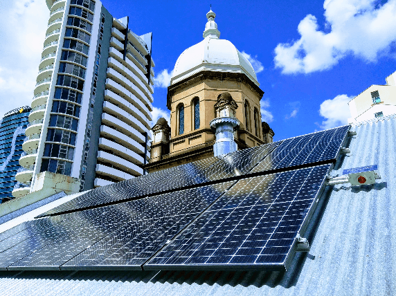 Energy Rich Pty Ltd solar panel installation work in Thabeban