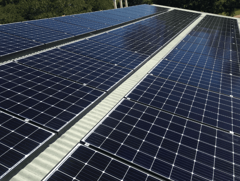 Energy Rich Pty Ltd solar panel installation work in Thabeban
