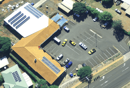 Energy Rich Pty Ltd solar panel installation work in Thabeban