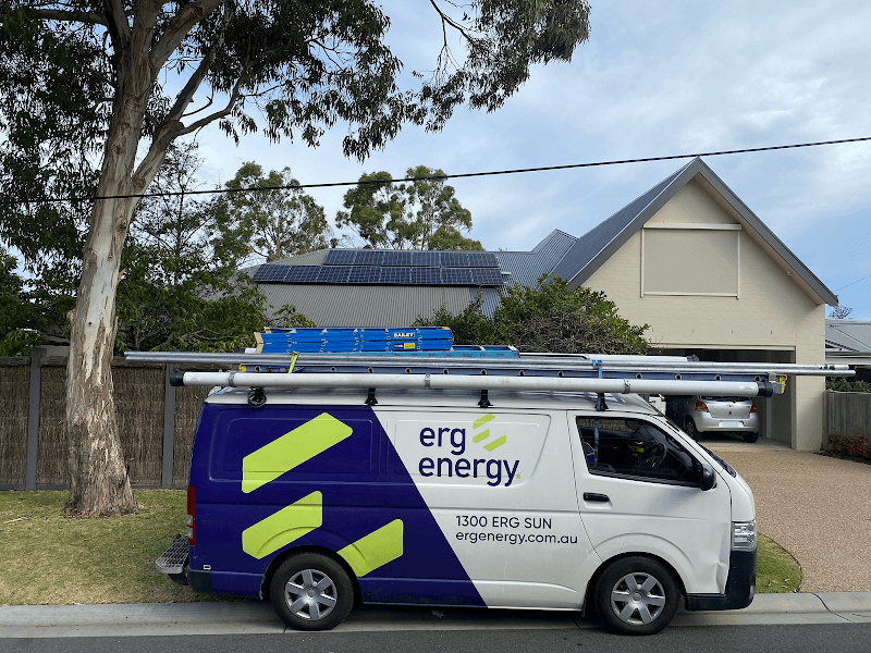 Erg Energy Solar solar panel installation work in Seaford